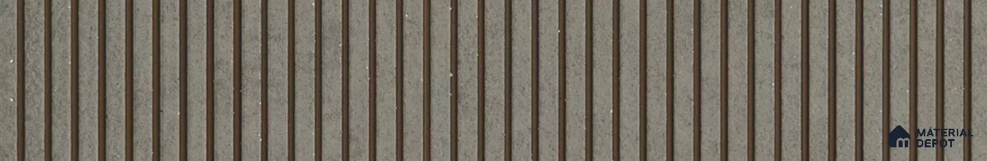 PN 07256 Wood Look Louver 8 ft x 1 ft Texture Finish - 8 mm | Suitable for Feature Wall, TV Unit & Living Room
