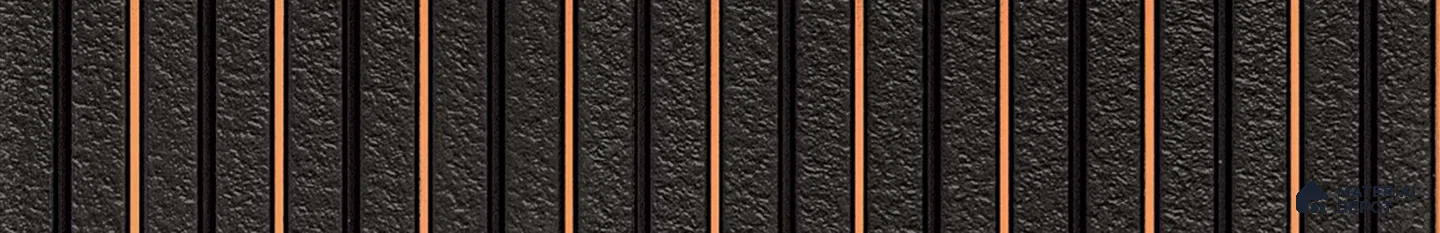PN 07260 Wood Look Louver 8 ft x 1 ft Texture Finish - 8 mm | Suitable for Feature Wall, TV Unit & Living Room