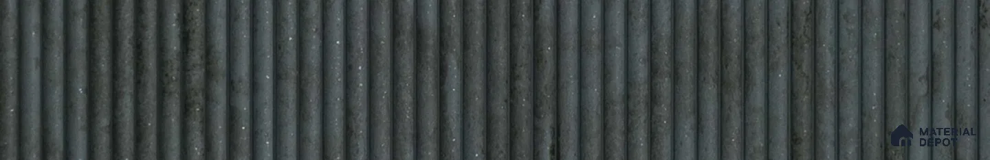 PN 07268 Stone Look Louver 8 ft x 1 ft Texture Finish  - 8 mm | Suitable for Feature Wall, TV Unit & Living Room
