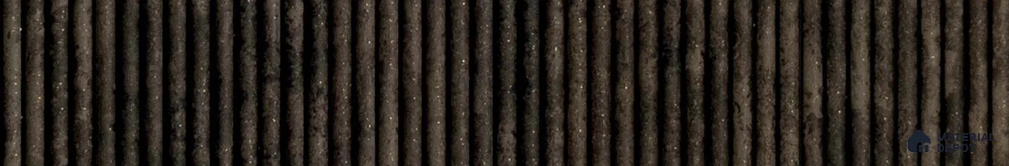 PN 07269 Wood Look Louver 8 ft x 1 ft Texture Finish  - 8 mm | Suitable for Feature Wall, TV Unit & Living Room
