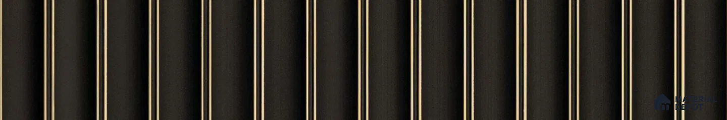 PN 07285 Solid Colors Look Louver 8 ft x 1 ft Texture Finish - 8 mm | Suitable for Feature Wall, TV Unit & Living Room