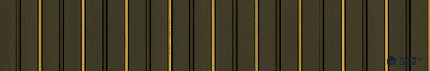 PN 07288 Wood Look Louver 8 ft x 1 ft Texture Finish  - 8 mm | Suitable for Feature Wall, TV Unit & Living Room
