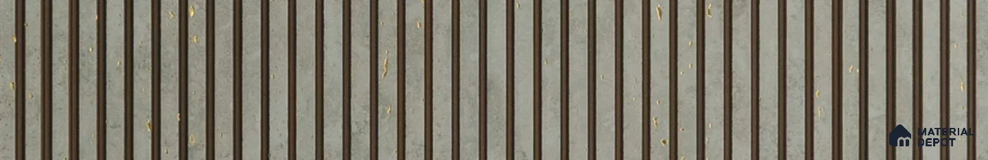 PN 07294 Marble Look Louver 8 ft x 1 ft Texture Finish  - 8 mm | Suitable for Feature Wall, TV Unit & Living Room