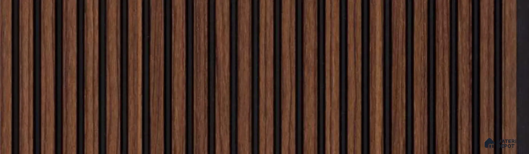 PN 07359 Wood Look Louver 8 ft x 0.65 ft Texture Finish  - 8 mm | Suitable for Feature Wall, TV Unit & Living Room