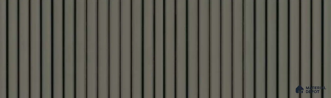 PN 07363 Solid Colors Look Louver 8 ft x 0.65 ft Texture Finish  - 8 mm | Suitable for Feature Wall, TV Unit & Living Room