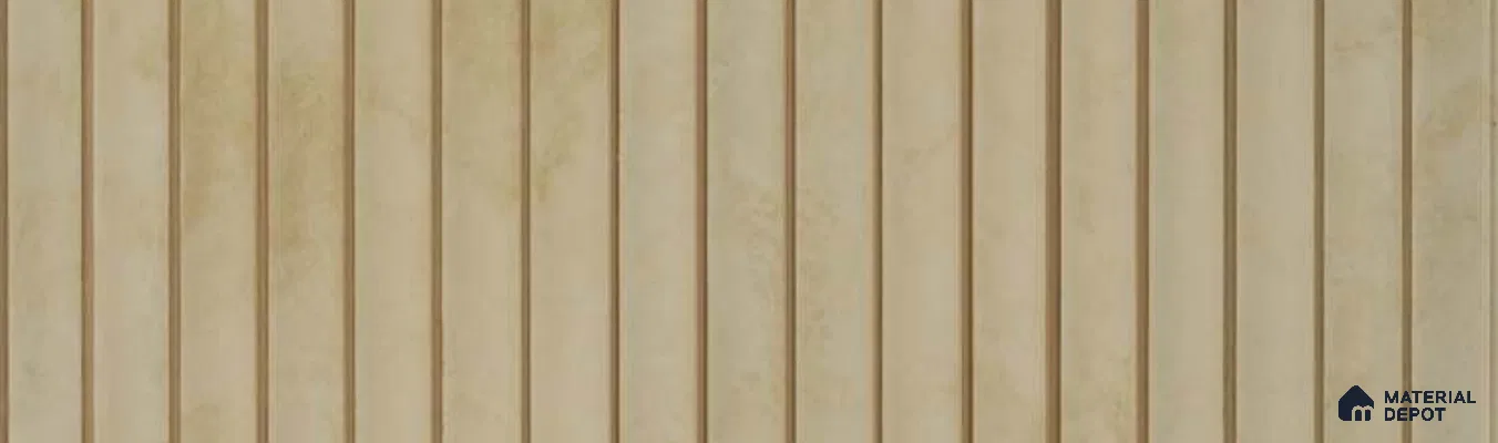 PN 07337 Marble Look Louver 8 ft x 0.65 ft Texture Finish  - 8 mm | Suitable for Feature Wall, TV Unit & Living Room