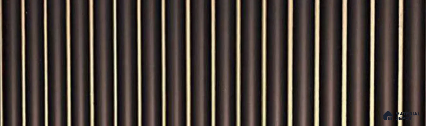 PN 07341 Solid Colors Look Louver 8 ft x 0.65 ft Texture Finish  - 8 mm | Suitable for Feature Wall, TV Unit & Living Room