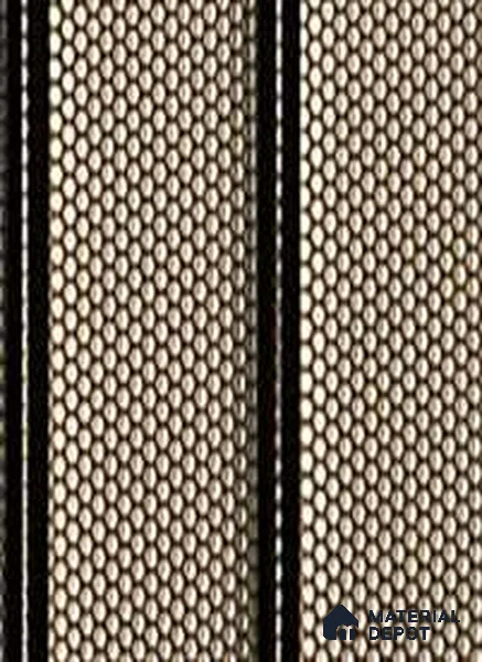 PN 07185 Fabric Look Louver 8 ft x 0.83 ft Texture Finish - 10 mm | Suitable for Feature Wall, TV Unit & Living Room