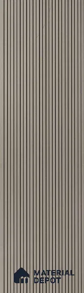 PN 07189 Wood Look Louver 8 ft x 0.83 ft Texture Finish - 10 mm | Suitable for Feature Wall, TV Unit & Living Room
