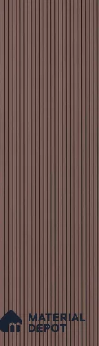 PN 07190 Wood Look Louver 8 ft x 0.83 ft Texture Finish  - 10 mm | Suitable for Feature Wall, TV Unit & Living Room