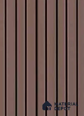 PN 07190 Wood Look Louver 8 ft x 0.83 ft Texture Finish  - 10 mm | Suitable for Feature Wall, TV Unit & Living Room