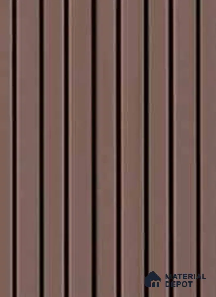 PN 07190 Wood Look Louver 8 ft x 0.83 ft Texture Finish  - 10 mm | Suitable for Feature Wall, TV Unit & Living Room