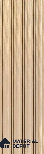 PN 07174 Fabric Look Louver 8 ft x 0.83 ft Texture Finish  - 10 mm | Suitable for Feature Wall, TV Unit & Living Room