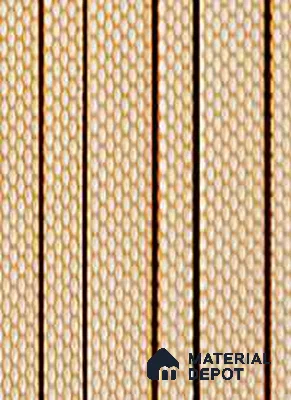 PN 07174 Fabric Look Louver 8 ft x 0.83 ft Texture Finish  - 10 mm | Suitable for Feature Wall, TV Unit & Living Room