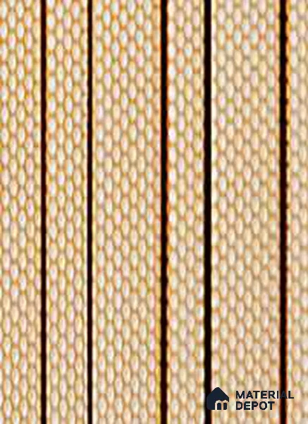 PN 07174 Fabric Look Louver 8 ft x 0.83 ft Texture Finish  - 10 mm | Suitable for Feature Wall, TV Unit & Living Room