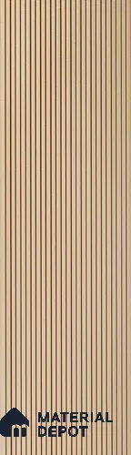 PN 07191 Wood Look Louver 8 ft x 0.83 ft Texture Finish  - 10 mm | Suitable for Feature Wall, TV Unit & Living Room