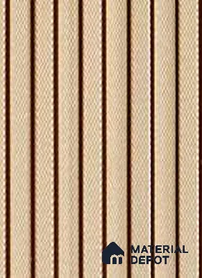 PN 07191 Wood Look Louver 8 ft x 0.83 ft Texture Finish  - 10 mm | Suitable for Feature Wall, TV Unit & Living Room