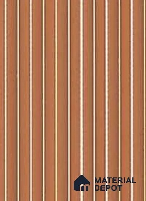 PN 07201 Textured Solid Look Louver 8 ft x 0.83 ft Texture Finish  - 10 mm | Suitable for Feature Wall, TV Unit & Living Room