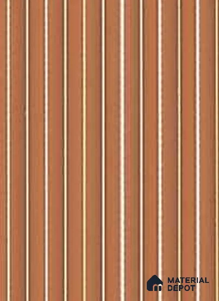 PN 07201 Textured Solid Look Louver 8 ft x 0.83 ft Texture Finish  - 10 mm | Suitable for Feature Wall, TV Unit & Living Room