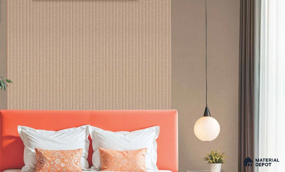 LM 25012 Fabric Look Decorative Laminate 8 ft x 4 ft Texture Finish - 1.2 mm | Suitable for Feature Wall, TV Unit & Living Room