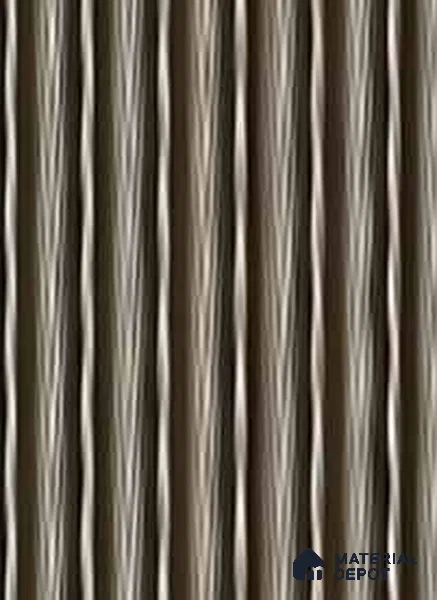 PN 07206 Textured Solid Look Louver 9.5 ft x 0.83 ft Texture Finish - 10 mm | Suitable for Feature Wall, TV Unit & Living Room