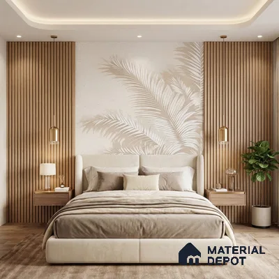 Wooden Look PN 00800 9.5 ft x 4.9 inch Charcoal Panel - 12 mm | Suitable for Feature Wall, TV Unit & Living Room | Width is Subjected to 5% Variation