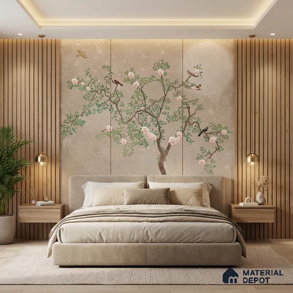 Wooden Look PN 00801 9.5 ft x 4.9 inch Charcoal Panel - 12 mm | Suitable for Feature Wall, TV Unit & Living Room | Width is Subjected to 5% Variation