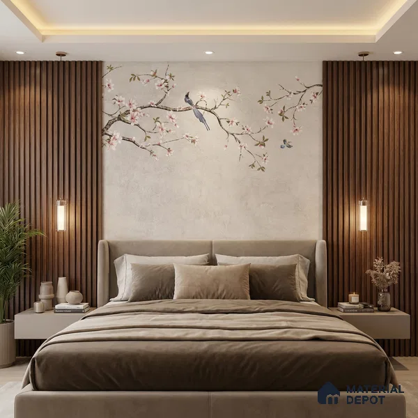 Wooden Look PN 00830 9.5 ft x 4.7 inch Charcoal Panel - 12 mm | Suitable for Feature Wall, TV Unit & Living Room | Width is Subjected to 5% Variation