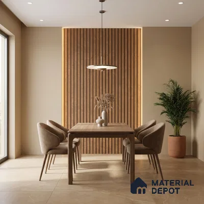 Gold Marble Look PN 03033 8 ft x 4.9 inch Charcoal Panel - 8 mm | Suitable for Feature Wall, TV Unit & Living Room | Width is Subjected to 5% Variation