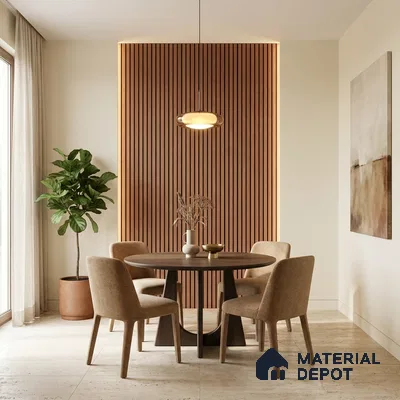 Multi Colour Patterned Look PN 03199 8 ft x 4.9 inch Charcoal Panel - 8 mm | Suitable for Feature Wall, TV Unit & Living Room | Width is Subjected to 5% Variation