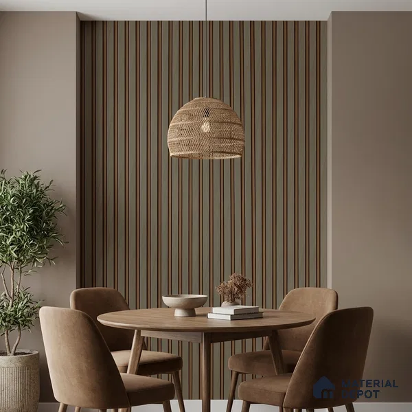 White Plain Colour Look PN 04077 9.5 ft x 4.9 inch Charcoal Panel - 12 mm | Suitable for Feature Wall, TV Unit & Living Room | Width is Subjected to 5% Variation