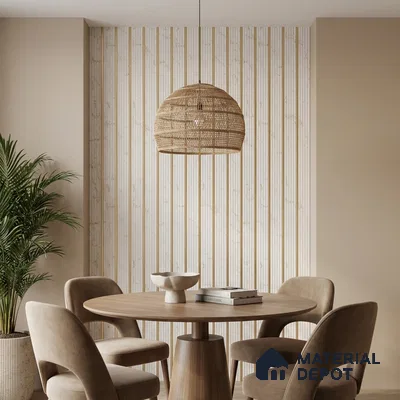 White Marble Look PN 06301 9.5 ft x 9.4 inch Charcoal Panel - 12 mm | Suitable for Feature Wall, TV Unit & Living Room | Width is Subjected to 5% Variation