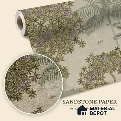 Garden of Dreams Sandstone Customised Room Wallpaper