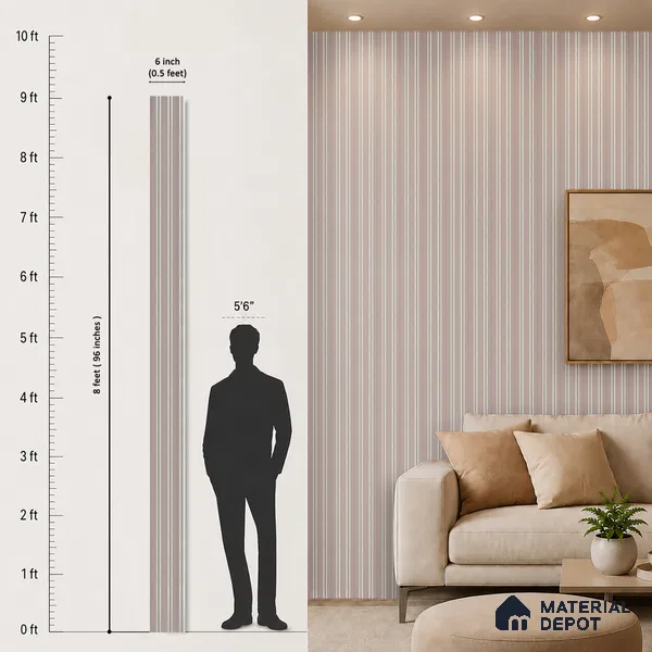 Mist Grey Stone Look PN 07124 9.5 ft x 6 inch Charcoal Panel - 6 mm | Suitable for Feature Wall, TV Unit & Living Room | Width is Subjected to 5% Variation