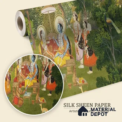 Van Raag Customized Wallpaper Silk Sheen (Super Luxury)