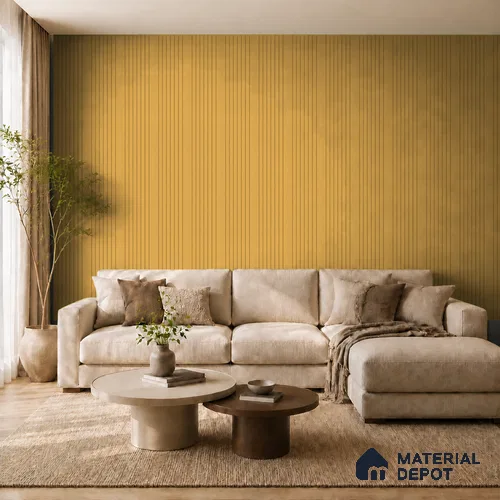 Honey Maple 10 ft x 0.89 ft (3060x270 mm) Unic Design Interior & Exterior Wall & Ceiling Panel - 15 mm | Suitable for Balcony, Facade & Open Area | Width is Subjected to 5% Variation