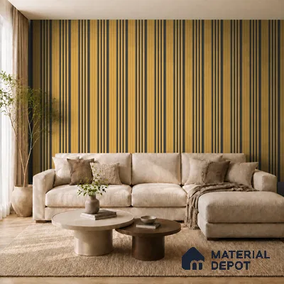 Honey Maple 10 ft x 0.89 ft (3060x270 mm) Unic Dual Tone Design Interior & Exterior Wall & Ceiling Panel - 15 mm | Suitable for Balcony, Facade & Open Area | Width is Subjected to 5% Variation