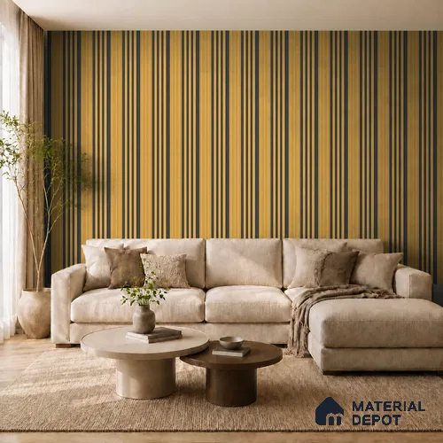 Honey Maple 10 ft x 0.89 ft (3060x270 mm) Unic Dual Tone Design Interior & Exterior Wall & Ceiling Panel - 15 mm | Suitable for Balcony, Facade & Open Area | Width is Subjected to 5% Variation
