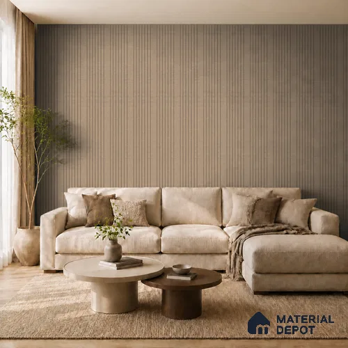 Danish Teak 10 ft x 0.89 ft (3060x270 mm) Unic Design Interior & Exterior Wall & Ceiling Panel - 15 mm | Suitable for Balcony, Facade & Open Area | Width is Subjected to 5% Variation