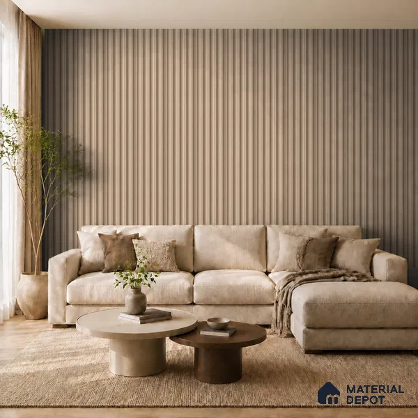 Noce Grande 10 ft x 0.7 ft (3060x215 mm) Dome Design Interior & Exterior Wall & Ceiling Panel - 20 mm | Suitable for Balcony, Facade & Open Area | Width is Subjected to 5% Variation