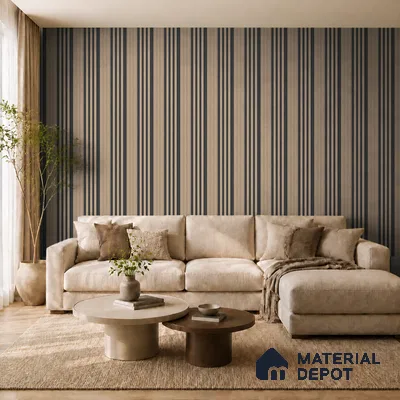 Noce Grande 10 ft x 0.89 ft (3060x270 mm) Unic Dual Tone Design Interior & Exterior Wall & Ceiling Panel - 15 mm | Suitable for Balcony, Facade & Open Area | Width is Subjected to 5% Variation