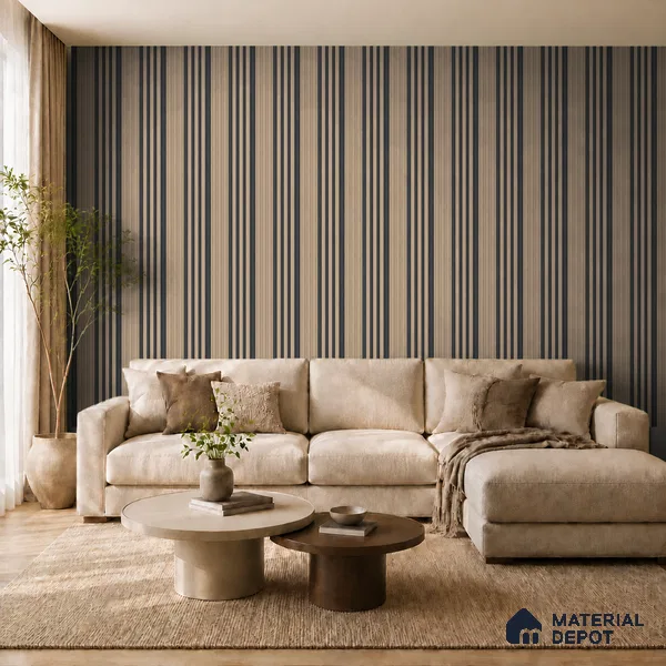 Noce Grande 10 ft x 0.89 ft (3060x270 mm) Unic Dual Tone Design Interior & Exterior Wall & Ceiling Panel - 15 mm | Suitable for Balcony, Facade & Open Area | Width is Subjected to 5% Variation