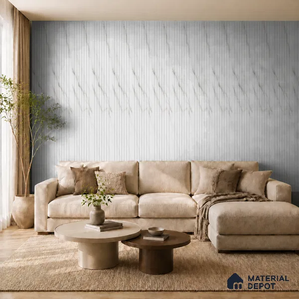 Royal Statuario 10 ft x 0.89 ft (3060x270 mm) Unic Design Interior & Exterior Wall & Ceiling Panel - 15 mm | Suitable for Balcony, Facade & Open Area | Width is Subjected to 5% Variation