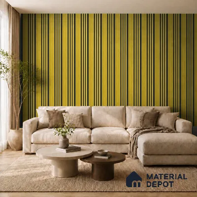 Oro 10 ft x 0.89 ft (3060x270 mm) Unic Dual Tone Design Interior & Exterior Wall & Ceiling Panel - 15 mm | Suitable for Balcony, Facade & Open Area | Width is Subjected to 5% Variation