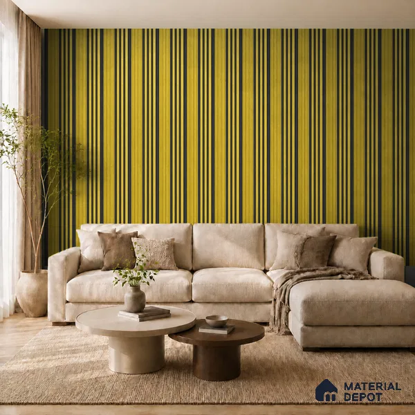 Oro 10 ft x 0.89 ft (3060x270 mm) Unic Dual Tone Design Interior & Exterior Wall & Ceiling Panel - 15 mm | Suitable for Balcony, Facade & Open Area | Width is Subjected to 5% Variation