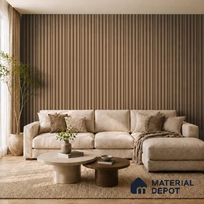 Rame 10 ft x 0.7 ft (3060x215 mm) Dome Design Interior & Exterior Wall & Ceiling Panel - 20 mm | Suitable for Balcony, Facade & Open Area | Width is Subjected to 5% Variation