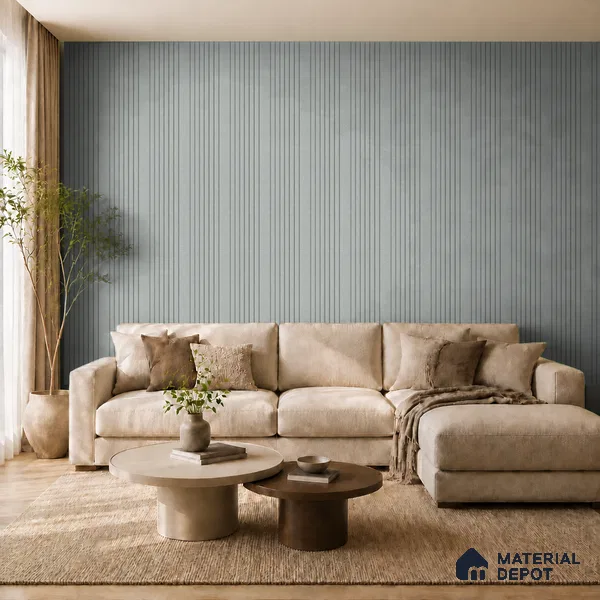 Argento 10 ft x 0.89 ft (3060x270 mm) Unic Design Interior & Exterior Wall & Ceiling Panel - 15 mm | Suitable for Balcony, Facade & Open Area | Width is Subjected to 5% Variation