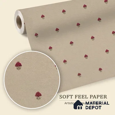 Rani, Indian Floral Pattern Wallpaper 6 Meter x 19.68 Inches Soft Feel Wallpaper