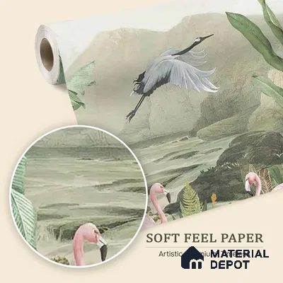 Tropical Jungle Themed Soft Feel (Customised Wallpaper)