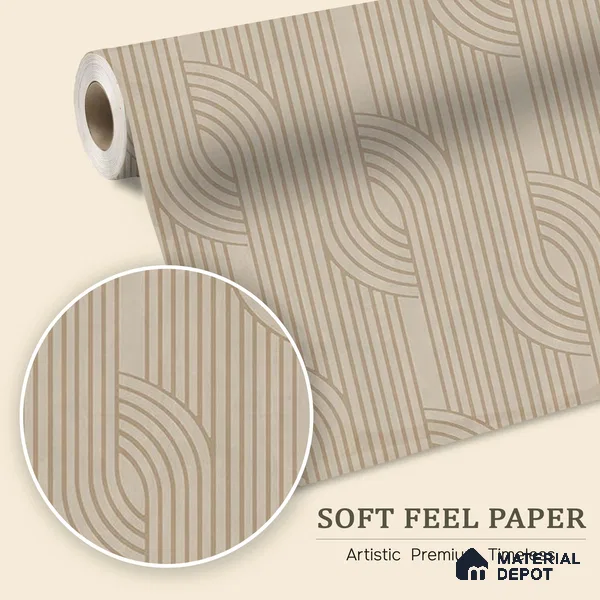 Arc Fusion Abstract Modern Look Room Soft Feel (Customised Wallpaper)